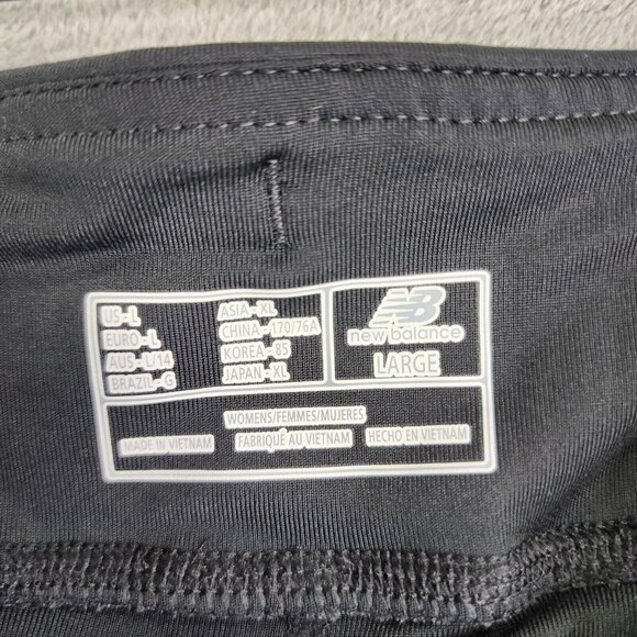 Womens Black New Balance NB Dry Running Shorts Lined Athletic Size L - Picture 4 of 14